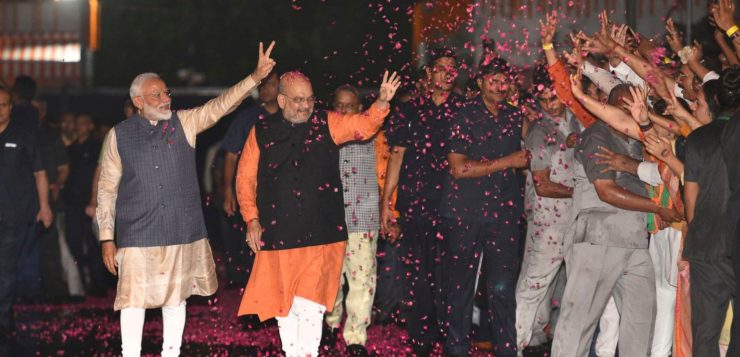 Modi declares victory in India