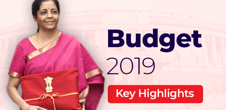 Finance Minister Nirmala Sitharaman Presented 2019 Budget in Parliament