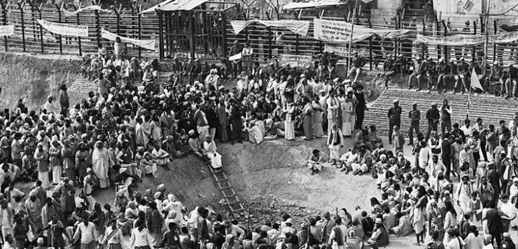 kar sevaks on Babri demolition