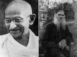 Mahatma Gandhi and Leo Tolstoy