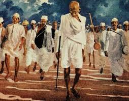 Gandhiji and his followers