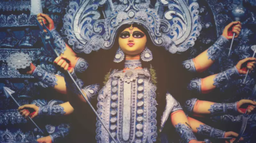 Maa Durga with her astras