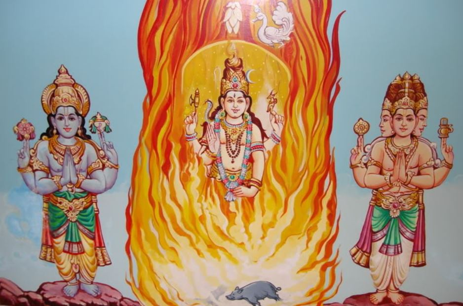 battle of Vishnu and Brahma - MahaShivratri