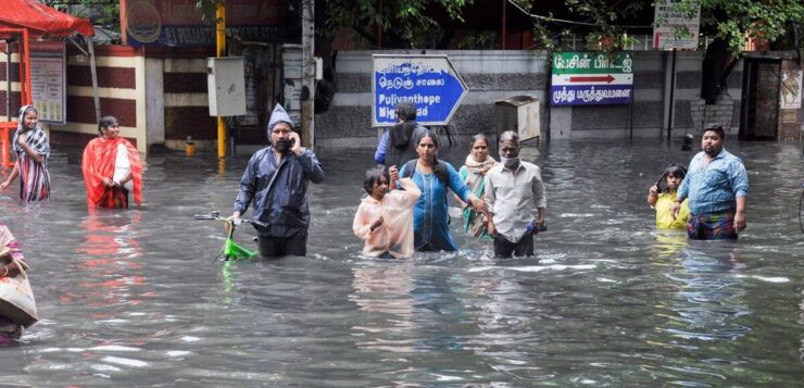 orange alert declared in chennai