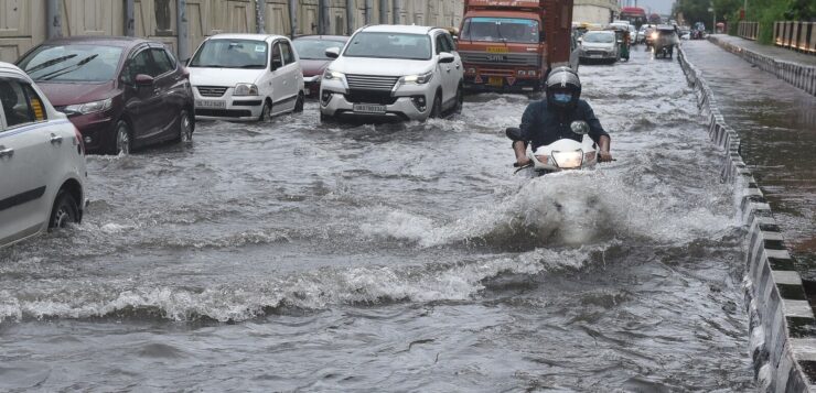 heavy rains in Delhi