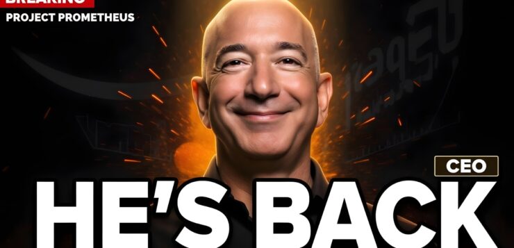 Image of Jeff Bezos after being named CEO of Project Prometheus, a new advanced technology initiative competing with global tech rivals.